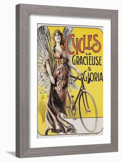 Cycles La Gracieuse Et Gloria Poster-null-Framed Premium Giclee Print