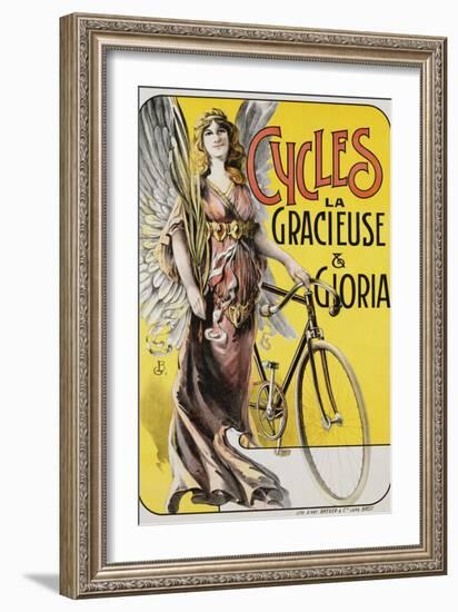 Cycles La Gracieuse Et Gloria Poster-null-Framed Giclee Print