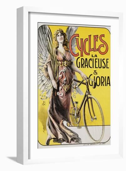 Cycles La Gracieuse Et Gloria Poster-null-Framed Giclee Print