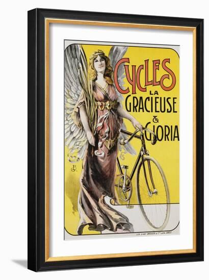 Cycles La Gracieuse Et Gloria Poster-null-Framed Giclee Print