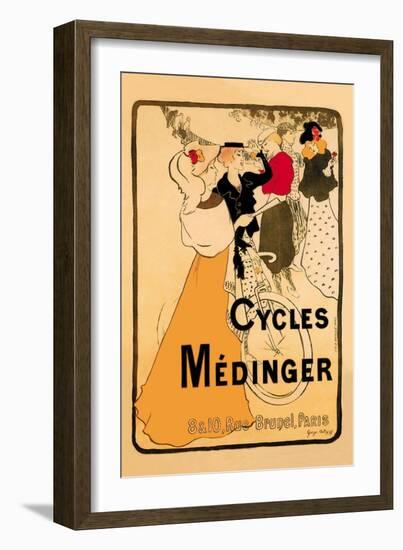 Cycles Medinger-Georges-alfred Bottini-Framed Art Print