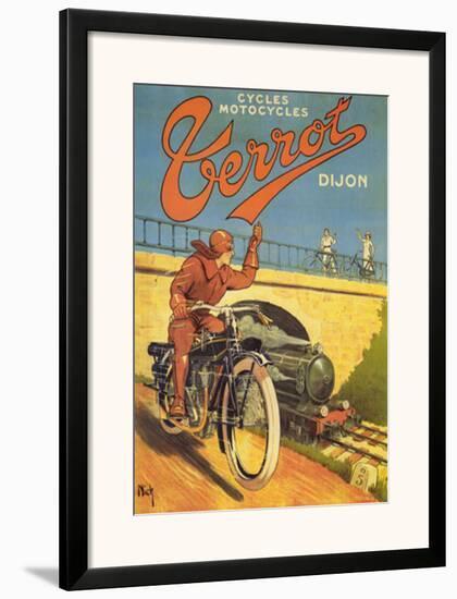 Cycles Motocycles-Nyck-Framed Art Print