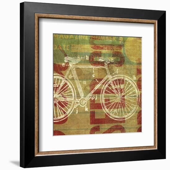 Cycles per Second-John W^ Golden-Framed Art Print
