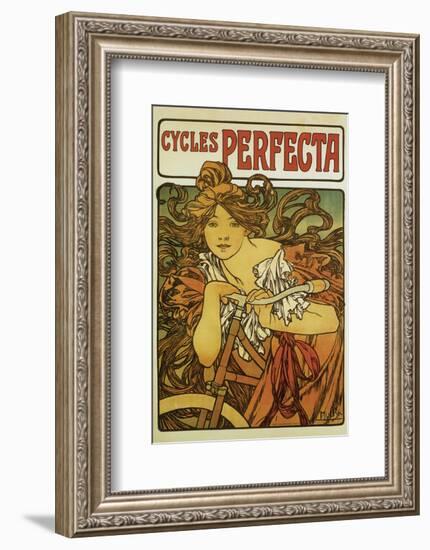 Cycles Perfecta-Alphonse Mucha-Framed Premium Giclee Print