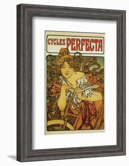 Cycles Perfecta-Alphonse Mucha-Framed Premium Giclee Print