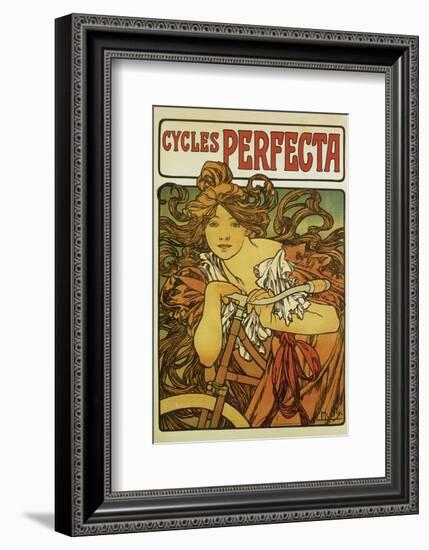 Cycles Perfecta-Alphonse Mucha-Framed Premium Giclee Print