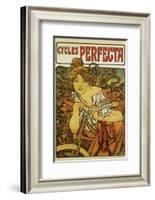 Cycles Perfecta-Alphonse Mucha-Framed Premium Giclee Print