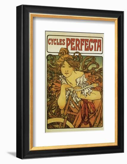 Cycles Perfecta-Alphonse Mucha-Framed Premium Giclee Print