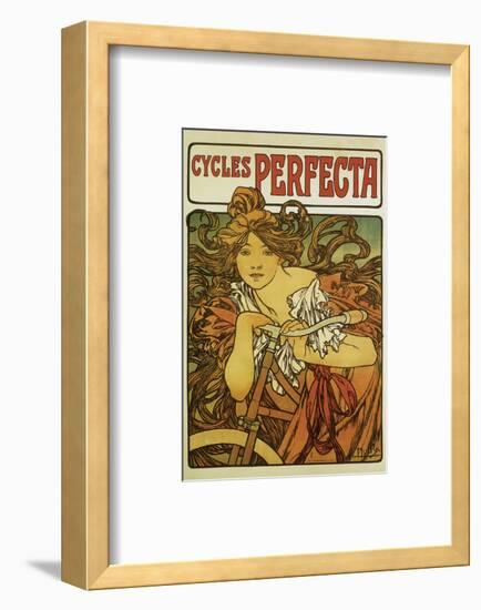 Cycles Perfecta-Alphonse Mucha-Framed Premium Giclee Print