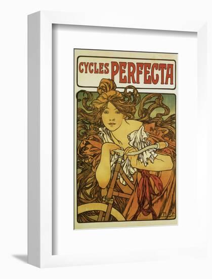 Cycles Perfecta-Alphonse Mucha-Framed Premium Giclee Print