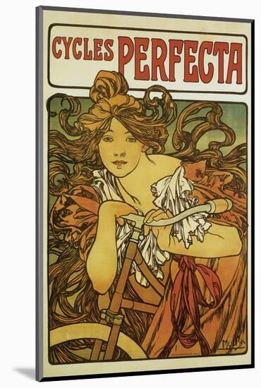 Cycles Perfecta-Alphonse Mucha-Mounted Premium Giclee Print