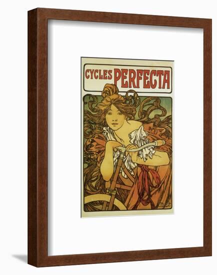 Cycles Perfecta-Alphonse Mucha-Framed Premium Giclee Print