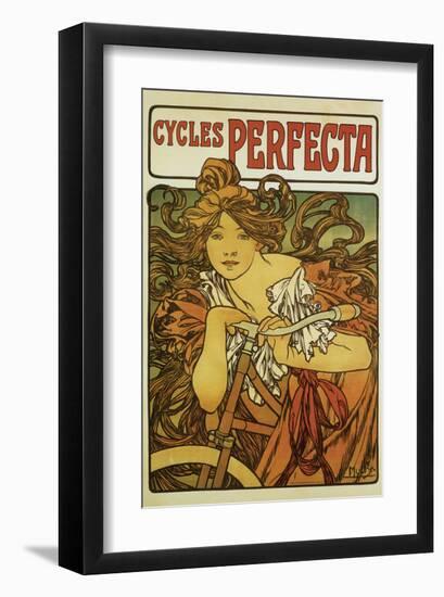 Cycles Perfecta-Alphonse Mucha-Framed Premium Giclee Print