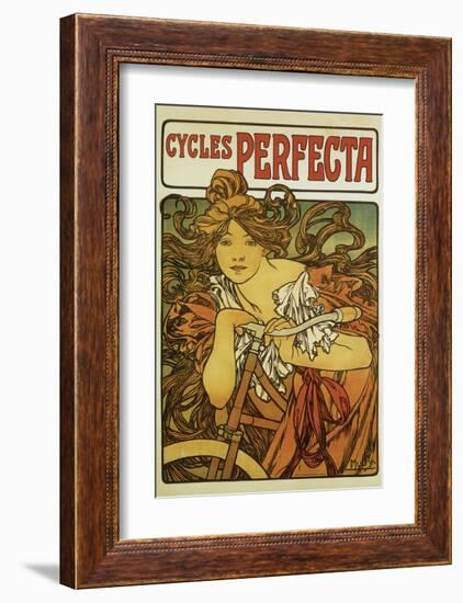 Cycles Perfecta-Alphonse Mucha-Framed Premium Giclee Print