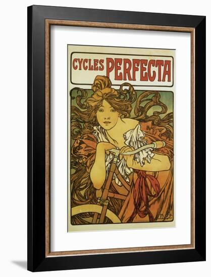 Cycles Perfecta-Alphonse Mucha-Framed Premium Giclee Print