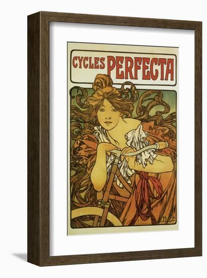 Cycles Perfecta-Alphonse Mucha-Framed Premium Giclee Print