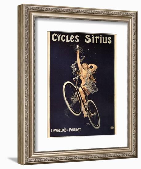 Cycles Sirius, 1899-Henri Gray-Framed Giclee Print