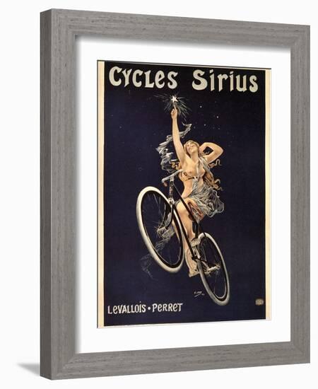 Cycles Sirius, 1899-Henri Gray-Framed Giclee Print
