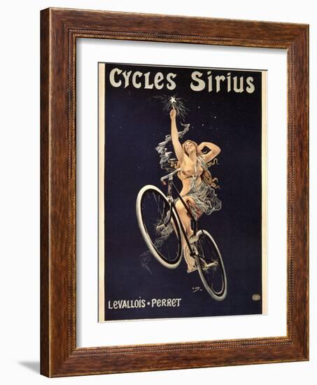 Cycles Sirius, 1899-Henri Gray-Framed Giclee Print