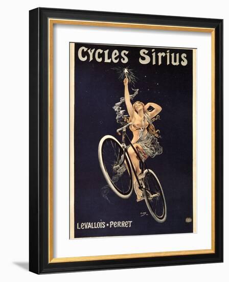 Cycles Sirius, 1899-Henri Gray-Framed Giclee Print