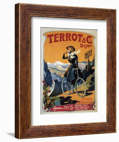 Cycles Terrot and Cie, 1905-Francisco Tamagno-Framed Giclee Print