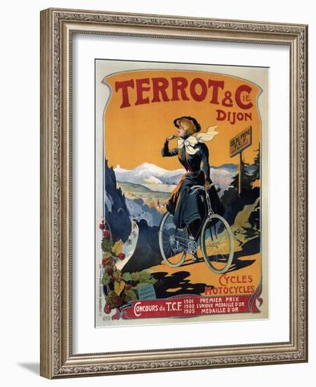 Cycles Terrot and Cie, 1905-Francisco Tamagno-Framed Giclee Print