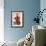 Cycles Thomann, Red Elephant Holding Bike-null-Framed Premium Giclee Print displayed on a wall