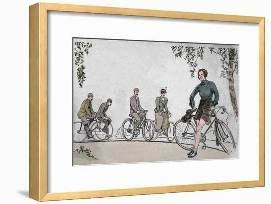 'Cycling 1839-1939 front cover', 1939-Unknown-Framed Giclee Print