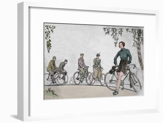 'Cycling 1839-1939 front cover', 1939-Unknown-Framed Giclee Print