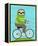 Cycling Sloth-Nancy Lee-Framed Stretched Canvas