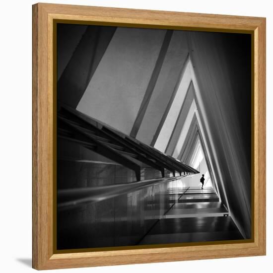 Cycling Tour-Marc Apers-Framed Premier Image Canvas