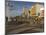 Cyclist on Jerusalem Beach Promenade with Dan Hotel Facade Decorated by Yaaqov Agam in Background-Eitan Simanor-Mounted Photographic Print