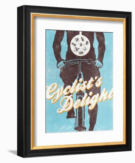 Cyclist’s Delight-Hannes Beer-Framed Premium Giclee Print