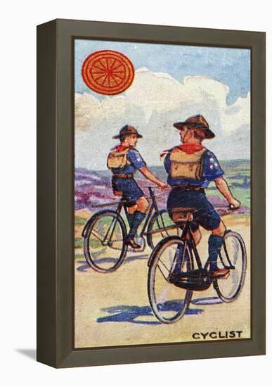 'Cyclist' Scout Badge, 1923-English School-Framed Premier Image Canvas