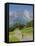 Cyclists, Grange Sous La Neige, Midi-Pyrenees, France-Doug Pearson-Framed Premier Image Canvas