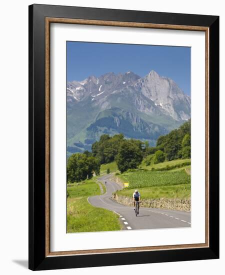 Cyclists, Grange Sous La Neige, Midi-Pyrenees, France-Doug Pearson-Framed Photographic Print