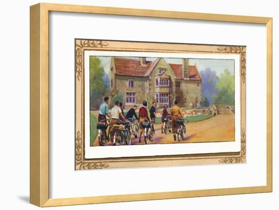 'Cyclists & The Y.H.A.', 1939-Unknown-Framed Giclee Print