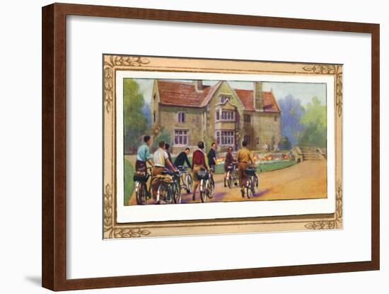 'Cyclists & The Y.H.A.', 1939-Unknown-Framed Giclee Print