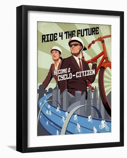 Cyclo Citizen-Steve Thomas-Framed Giclee Print