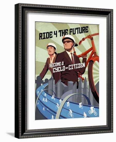 Cyclo Citizen-Steve Thomas-Framed Giclee Print