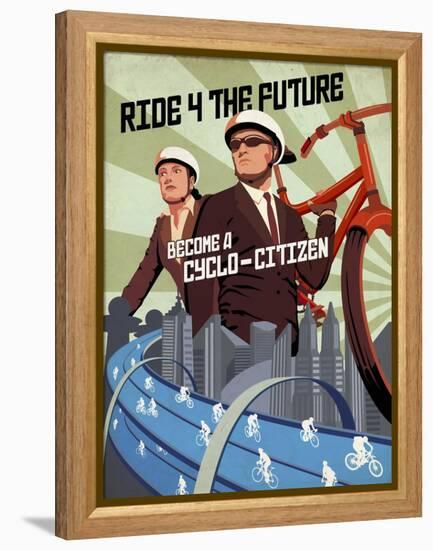 Cyclo Citizen-Steve Thomas-Framed Premier Image Canvas