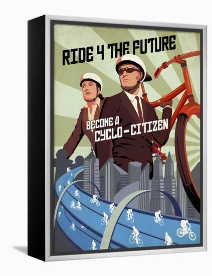 Cyclo Citizen-Steve Thomas-Framed Premier Image Canvas