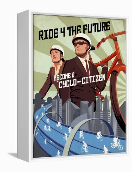 Cyclo Citizen-Steve Thomas-Framed Premier Image Canvas