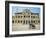 Cyclo Passing the Old Post Office in Phnom Penh in Cambodia, Indochina, Southeast Asia-Tim Hall-Framed Photographic Print