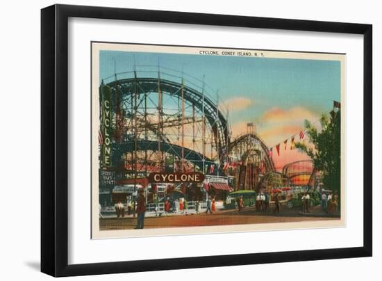 Cyclone, Coney Island, New York City-null-Framed Art Print