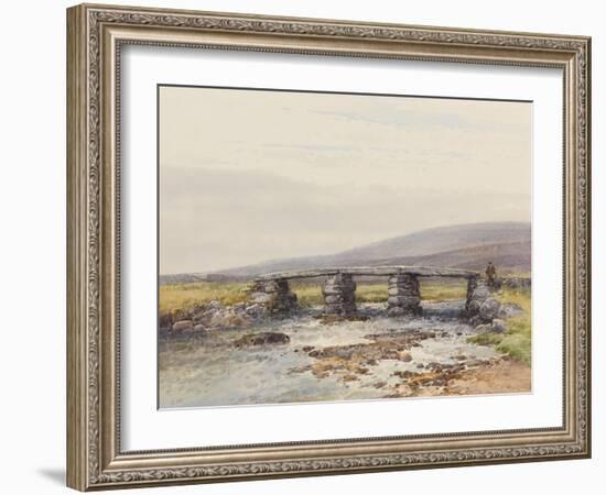 Cyclopean Bridge (Post Bridge, Dartmoor) , C.1895-96-Frederick John Widgery-Framed Giclee Print