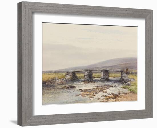 Cyclopean Bridge (Post Bridge, Dartmoor) , C.1895-96-Frederick John Widgery-Framed Giclee Print