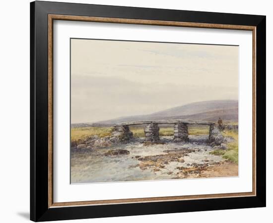 Cyclopean Bridge (Post Bridge, Dartmoor) , C.1895-96-Frederick John Widgery-Framed Giclee Print