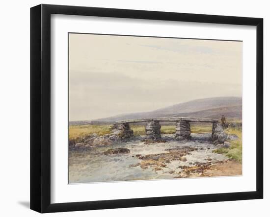 Cyclopean Bridge (Post Bridge, Dartmoor) , C.1895-96-Frederick John Widgery-Framed Giclee Print