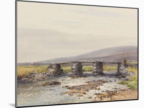 Cyclopean Bridge (Post Bridge, Dartmoor) , C.1895-96-Frederick John Widgery-Mounted Giclee Print